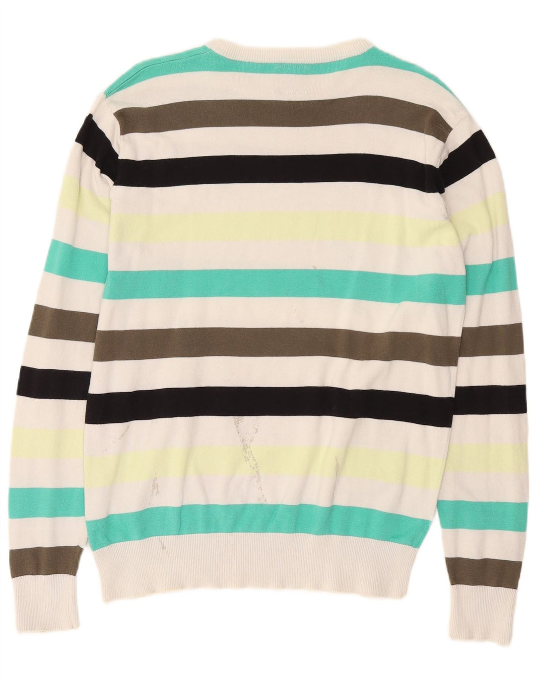 Jack & Jones Jersey con Cuello Redondo para Hombre, Jersey Grande, Rayas Multicolores