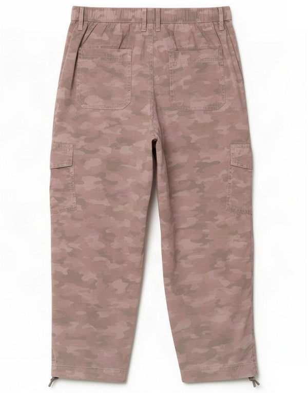 Pantalones cargo Marks & Spencer para mujer UK 12 Medium W30 L22 Camuflaje rosa