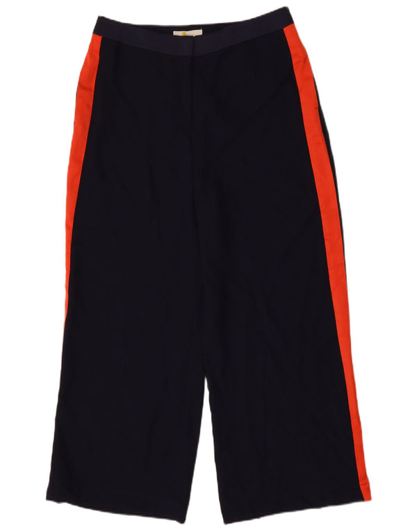 Pantalones informales para mujer Boden UK 40 Medium W32 L26 Azul marino Colorblock