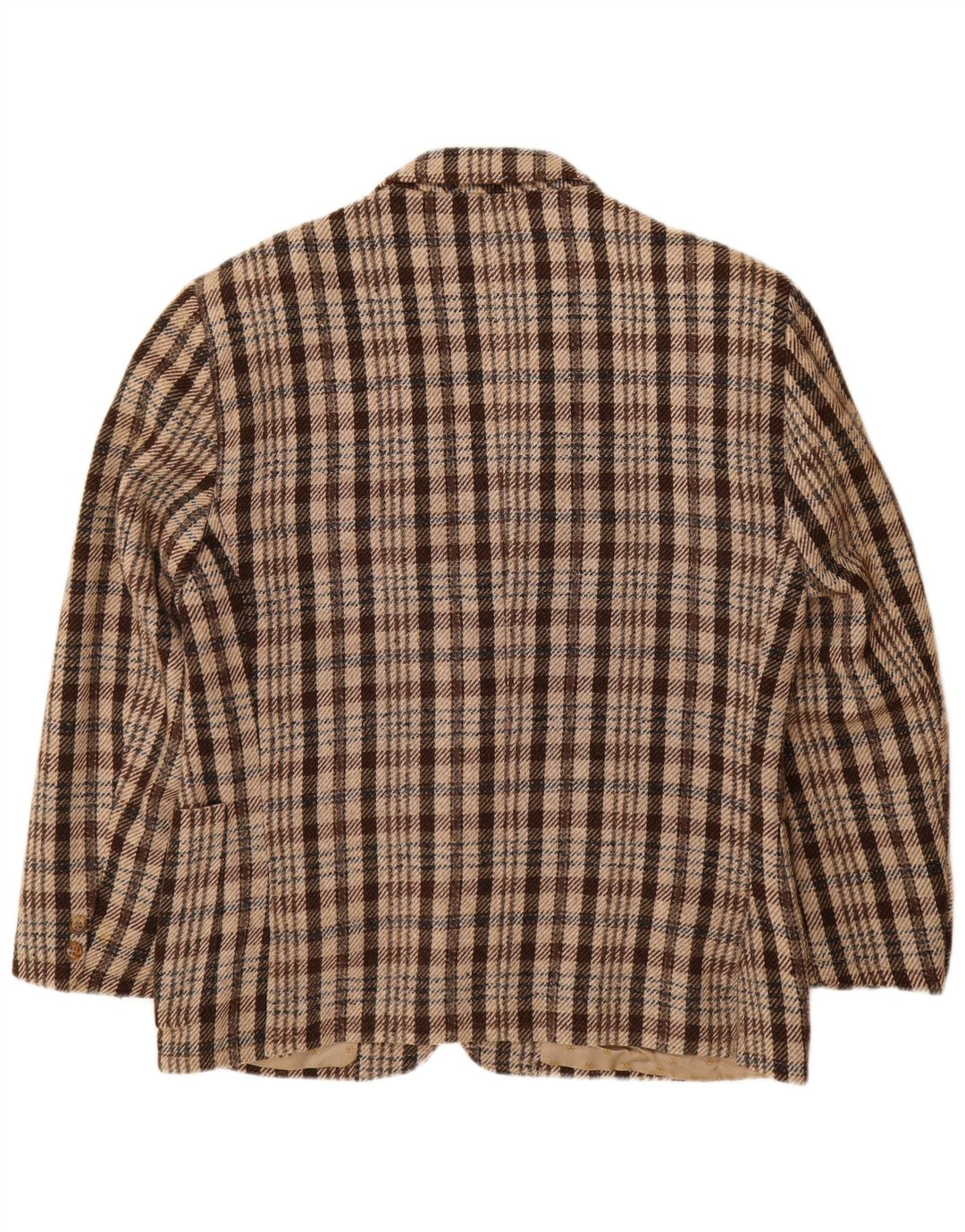 Carrera Chaqueta tipo blazer de 2 botones para hombre UK 38 Medium Brown Check