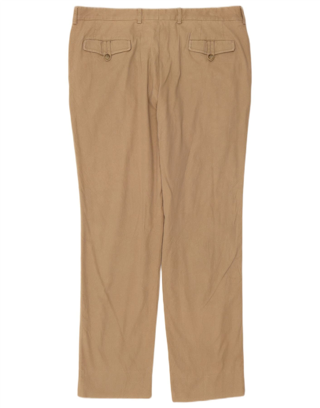 MASSIMO DUTTI Pantalón de traje recto para hombre EU 48 XL W38 L30 Beige