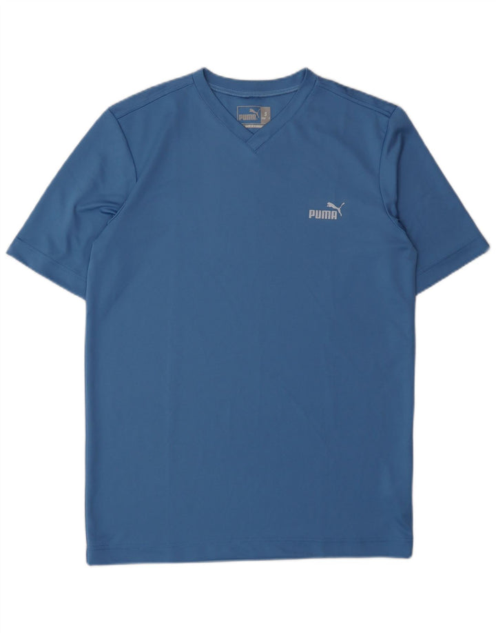 Camiseta PUMA para hombre Top Small Azul Poliéster