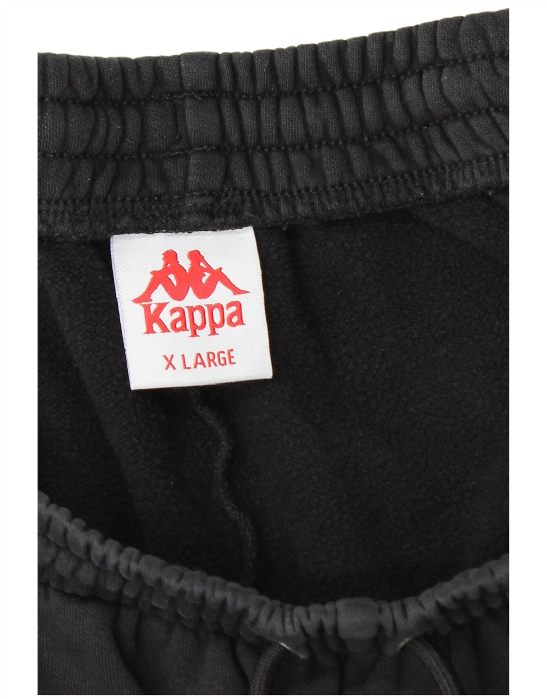 KAPPA Pantalones de Chándal para Hombre Joggers XL Negro Algodón