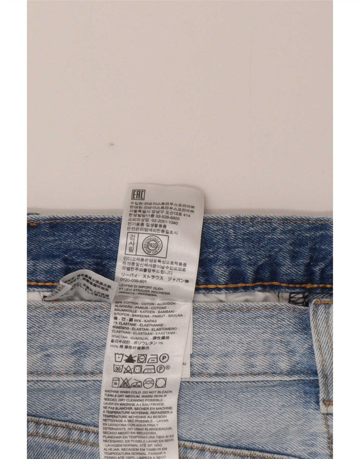 Levi's Mens 501 Shorts De Mezclilla W31 Algodón Azul Medio