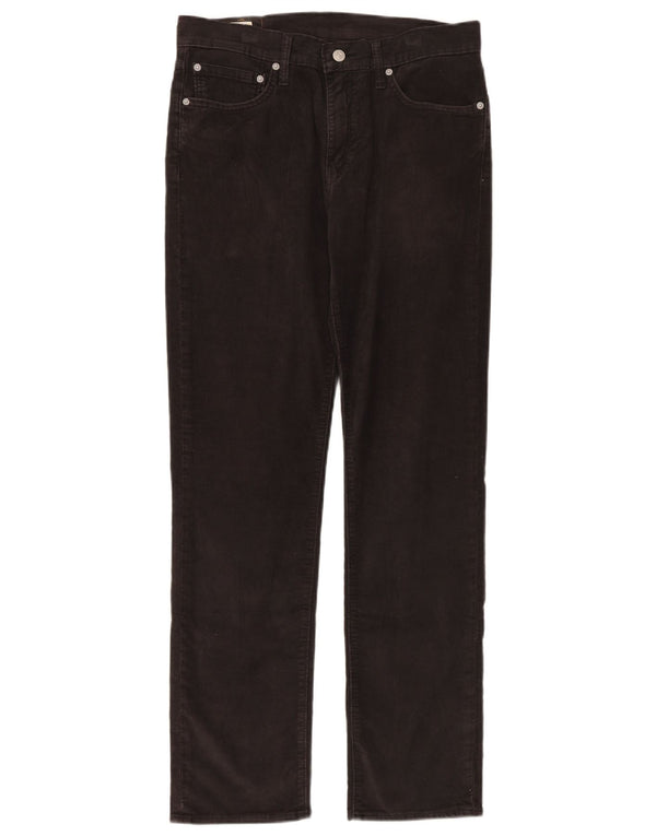 Levi's Mens 511 Slim Pana Pantalones W31 L32 Algodón Negro