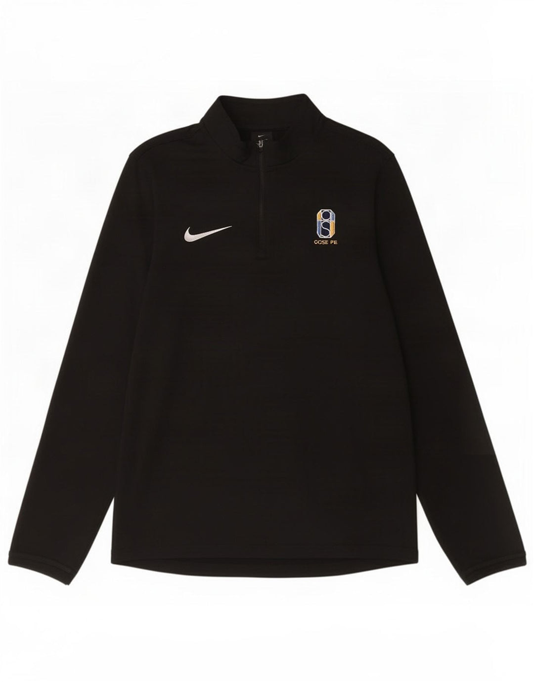 Nike - Chándal con cremallera y cuello para hombre, talla pequeña, poliéster negro