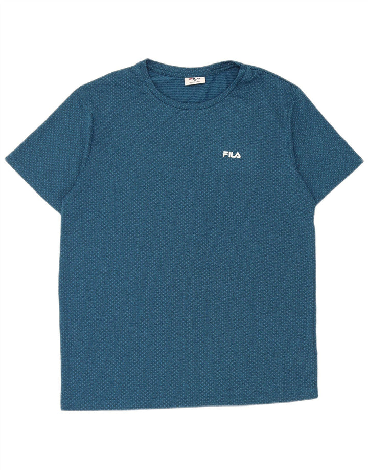 Camiseta Fila Hombre Top Medium Blue Spotted Poliéster