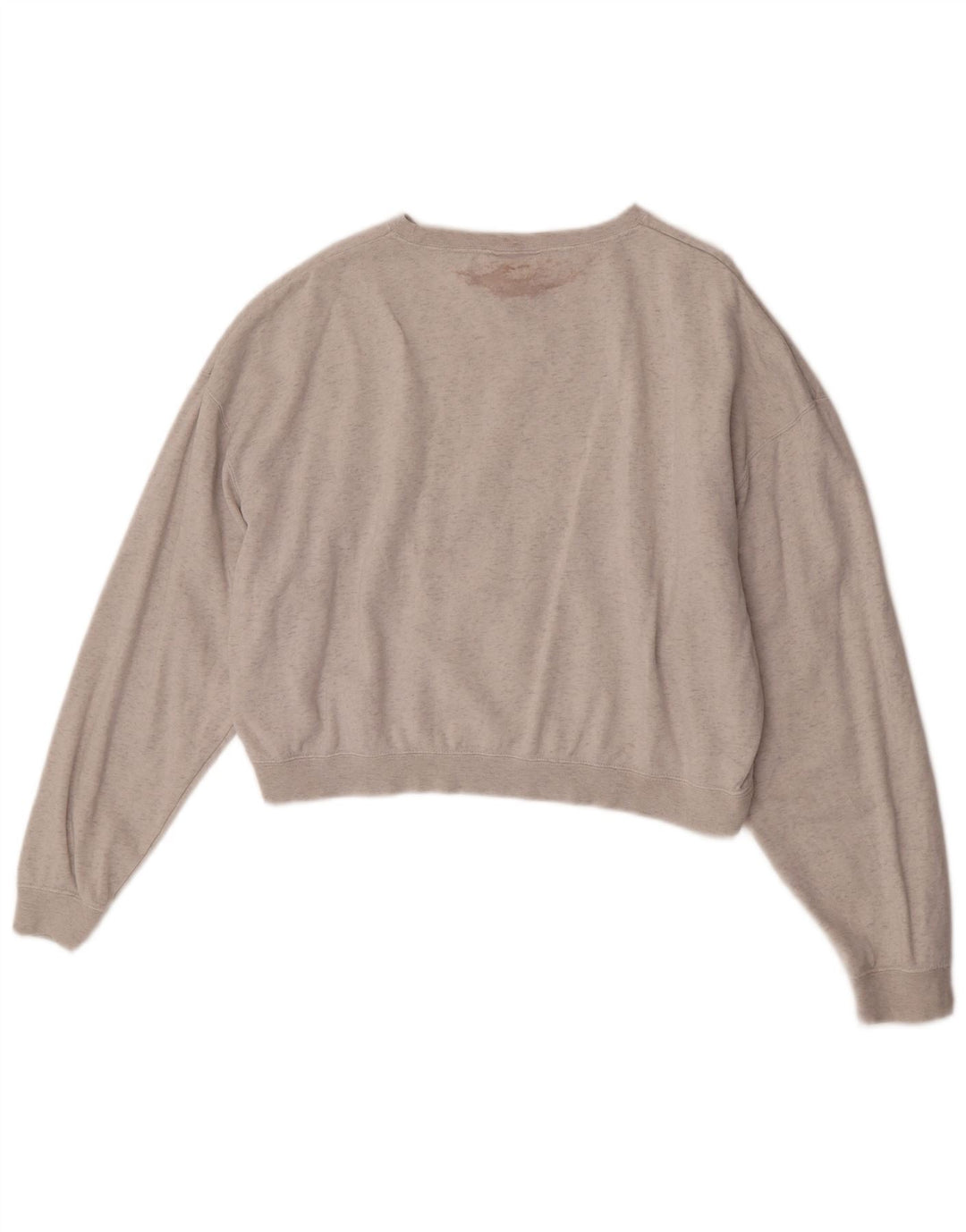 Nike - Sudadera corta extragrande para mujer, talla 40, color gris medio a rayas
