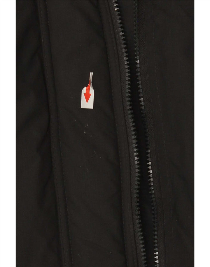 Superdry Chaqueta Cortavientos Con Capucha Para Mujer UK 44 Nylon Gris Medio