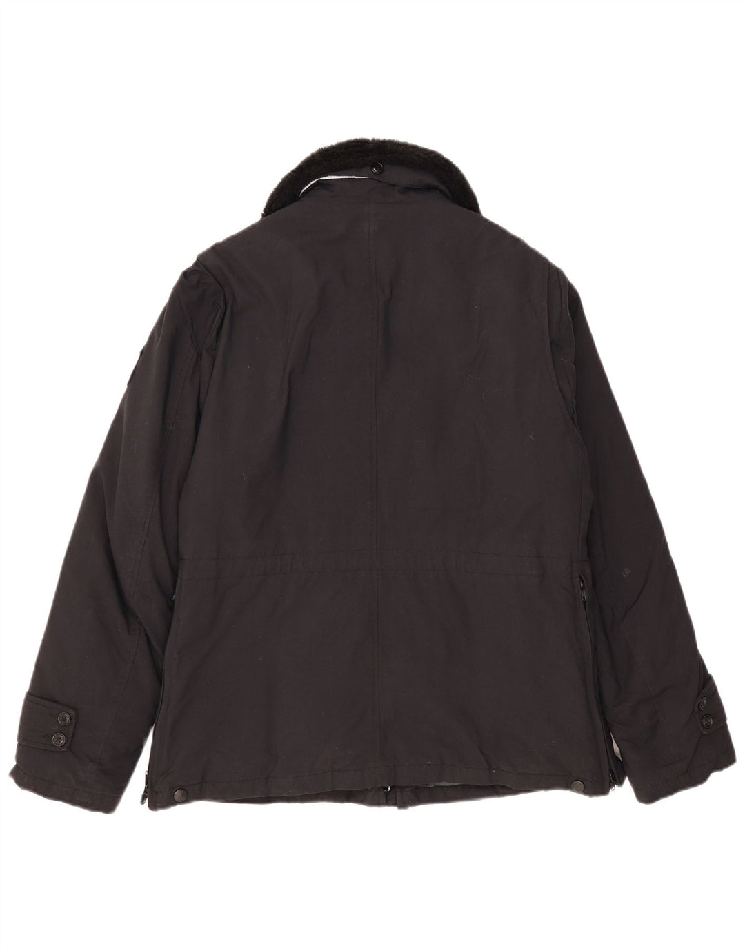 Blauer Chaqueta Militar para Mujer UK 18 XL Negro