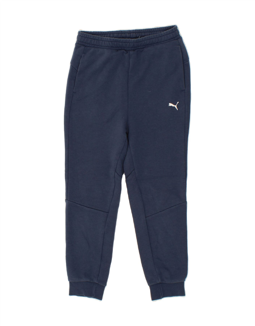 PUMA Boys Graphic Tracksuit Trousers Joggers 9-10 Years  Medium  Navy Blue Vintage Puma and Second-Hand Puma from Messina Hembry 