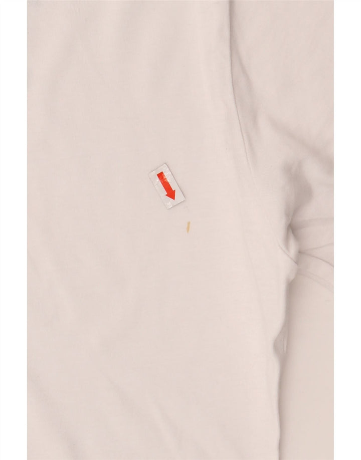 North Sails - Camiseta gráfica para hombre, talla pequeña, algodón blanco