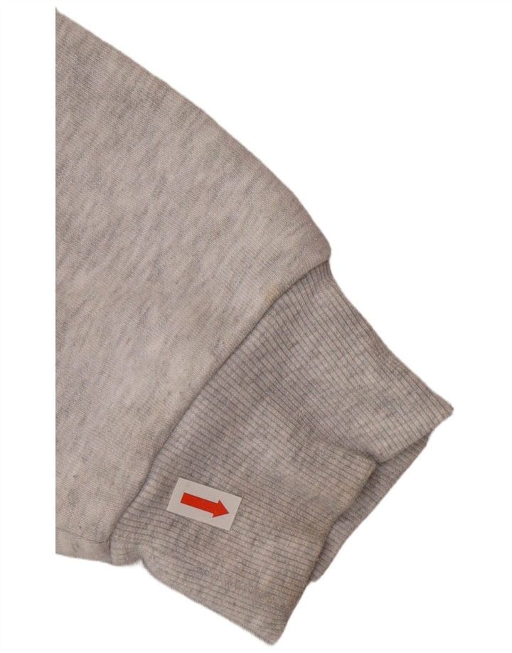 Topshop Jersey con capucha de gran tamaño para mujer, talla S, poliéster gris, Reino Unido 10