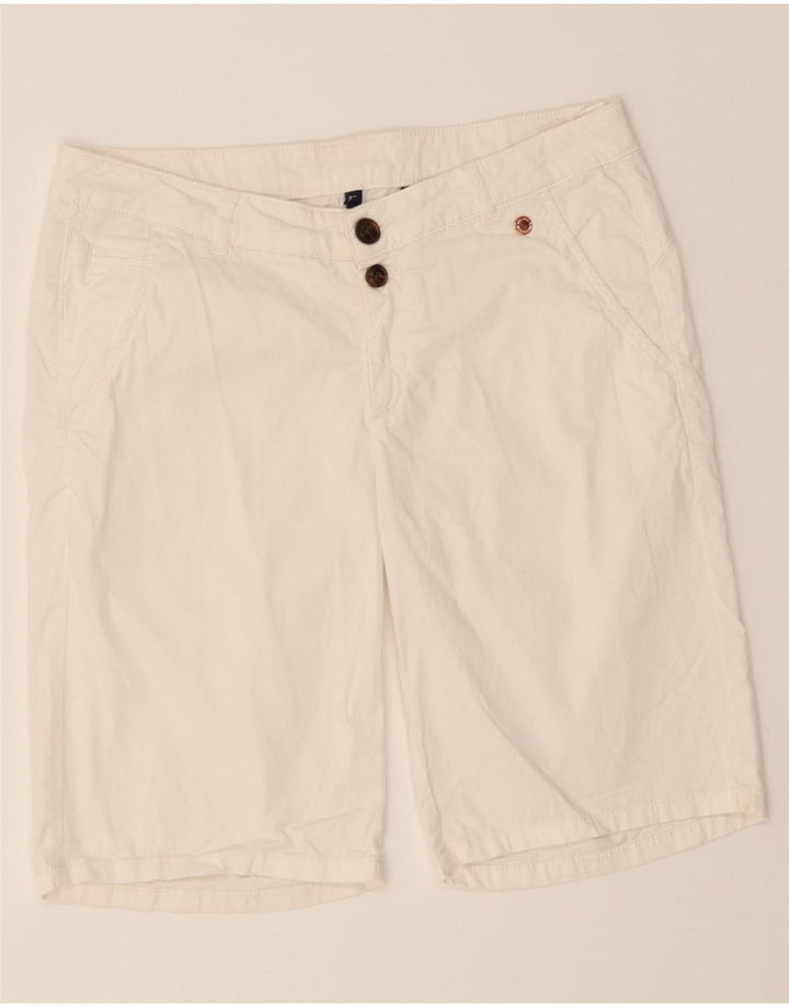 WOOLRICH Womens Chino Shorts W27 Small White Cotton Vintage Woolrich and Second-Hand Woolrich from Messina Hembry 