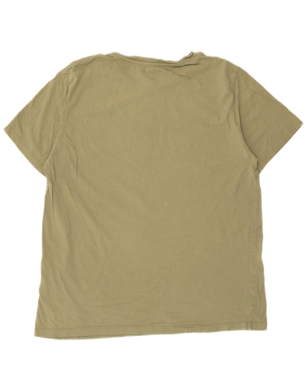 Levi's Camiseta gráfica para hombre Top grande de algodón caqui