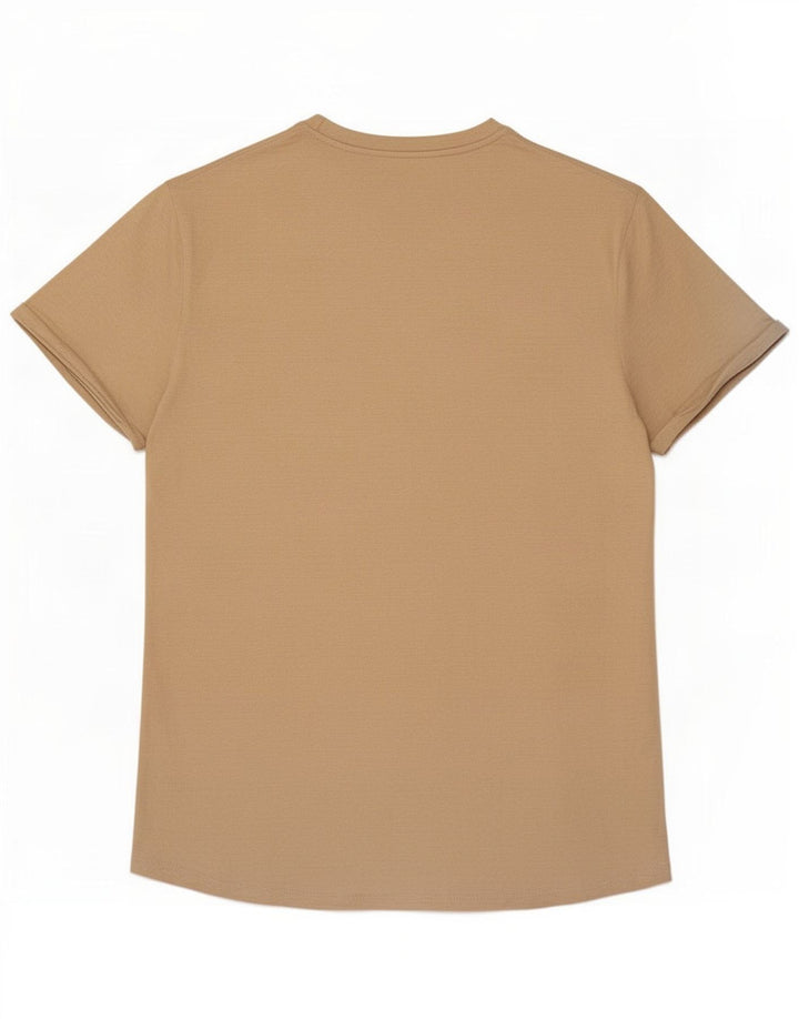 Guess Camiseta para hombre Top Small Beige Cotton