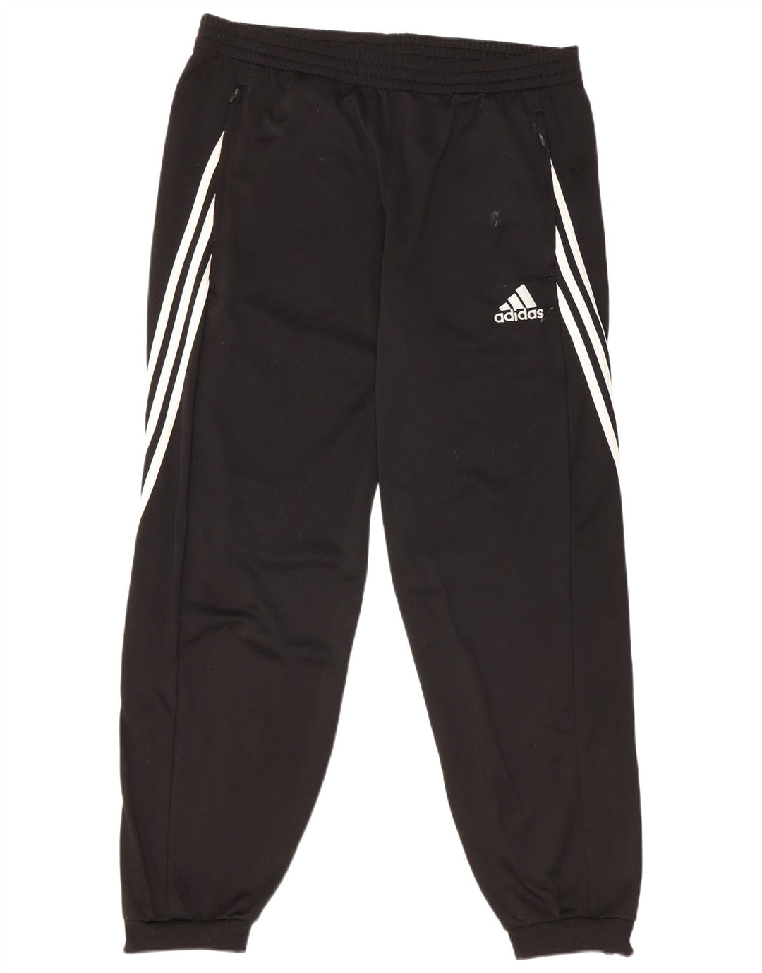 Adidas Hombre Pantalones De Chándal Joggers Grande Negro Poliéster