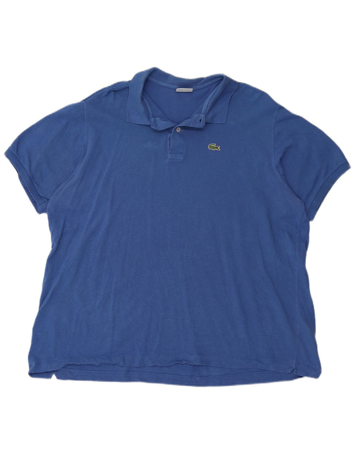 LACOSTE Polo para hombre Talla 8 3XL Algodón azul