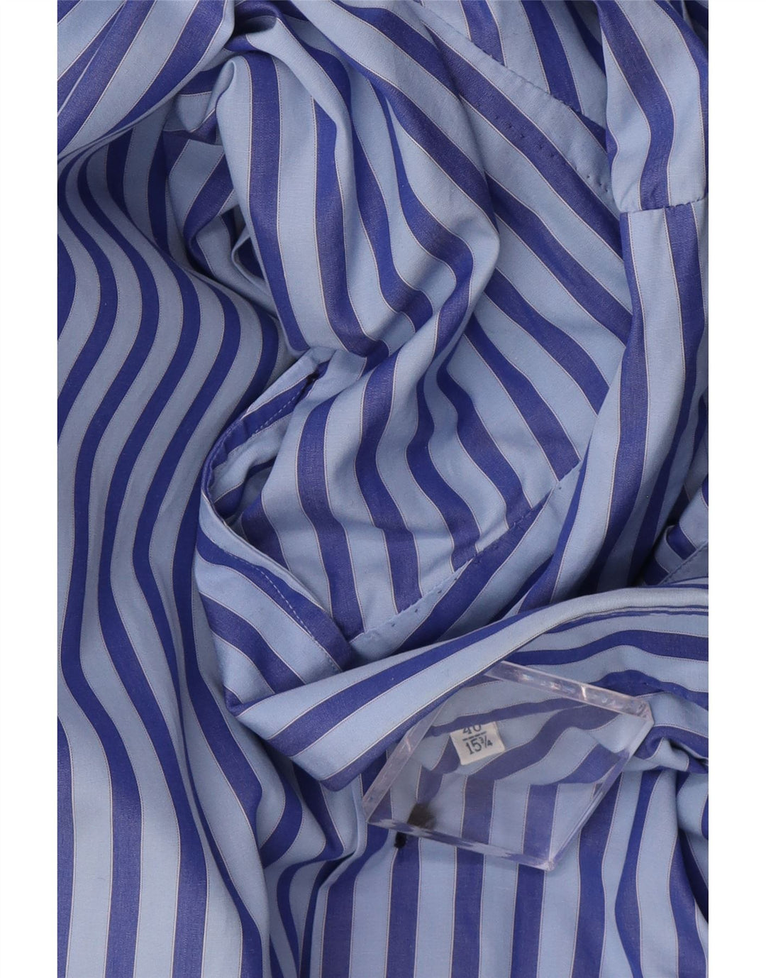 Camisa Barba Mujer Talla 40 15 Rayas Azul Medio