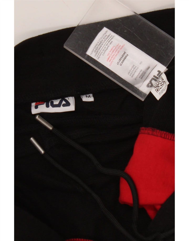 FILA Pantalones de Chándal para Hombre Algodón Negro Mediano