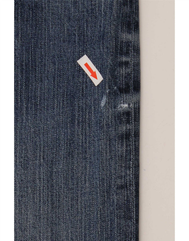 Vaqueros Rectos Mujer Rifle W30 L29 Algodón Azul