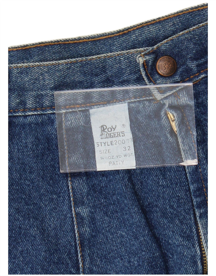 ROY ROGERS Falda vaquera para mujer W32 Algodón azul grande