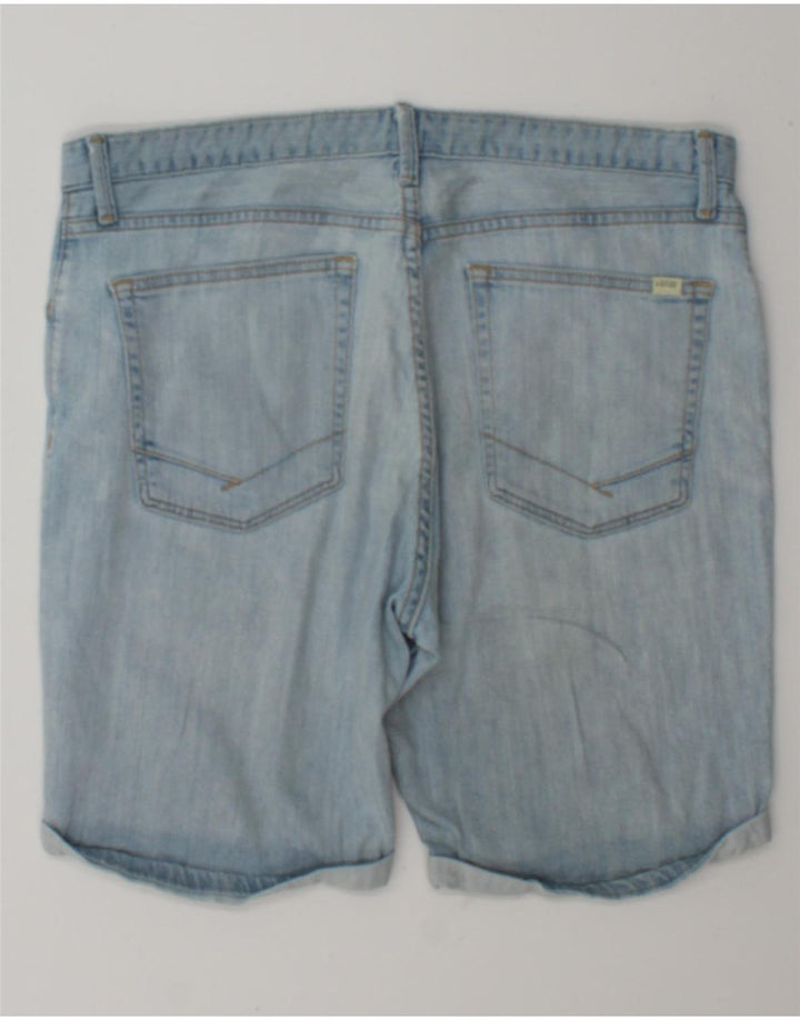 Vans - Pantalones cortos vaqueros para hombre W34 de algodón azul grande