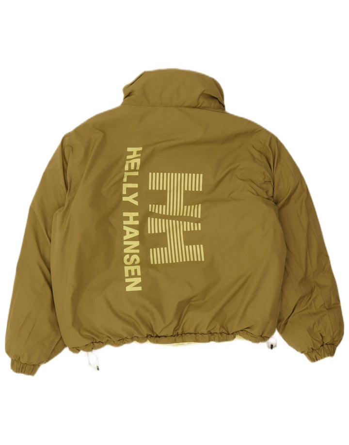 Helly Hansen Chaqueta Acolchada Corta Gráfica para Mujer Reino Unido 44 Caqui Mediano