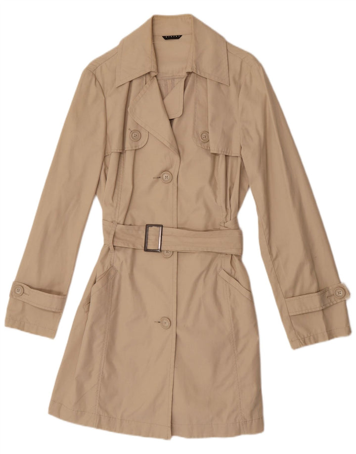 Gabardina Sisley Mujer IT 46 Grande Algodón Beige