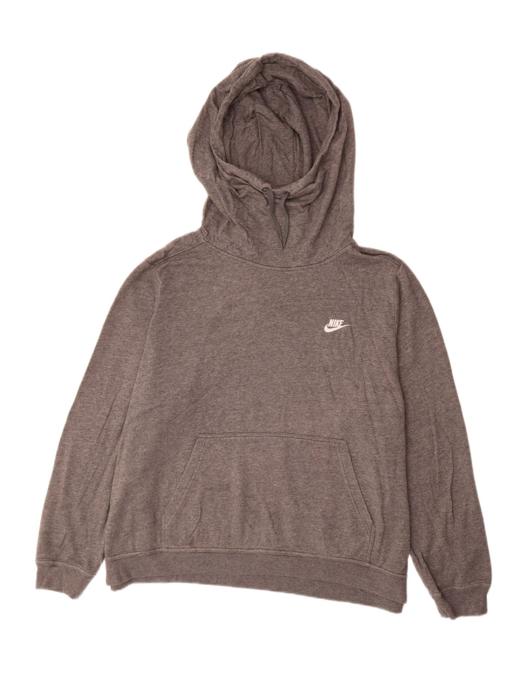 NIKE Sudadera con capucha para hombre, talla 2XL, algodón gris