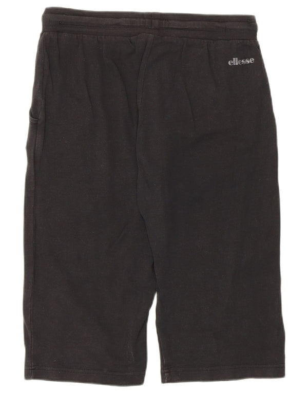 Ellesse Bermudas deportivas para mujer UK 10 Small Algodón negro