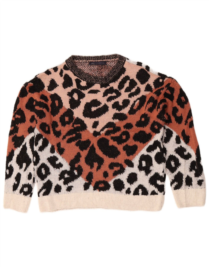 Marks & Spencer Suéter con Cuello Barco para Mujer UK 10 Small Multicolor
