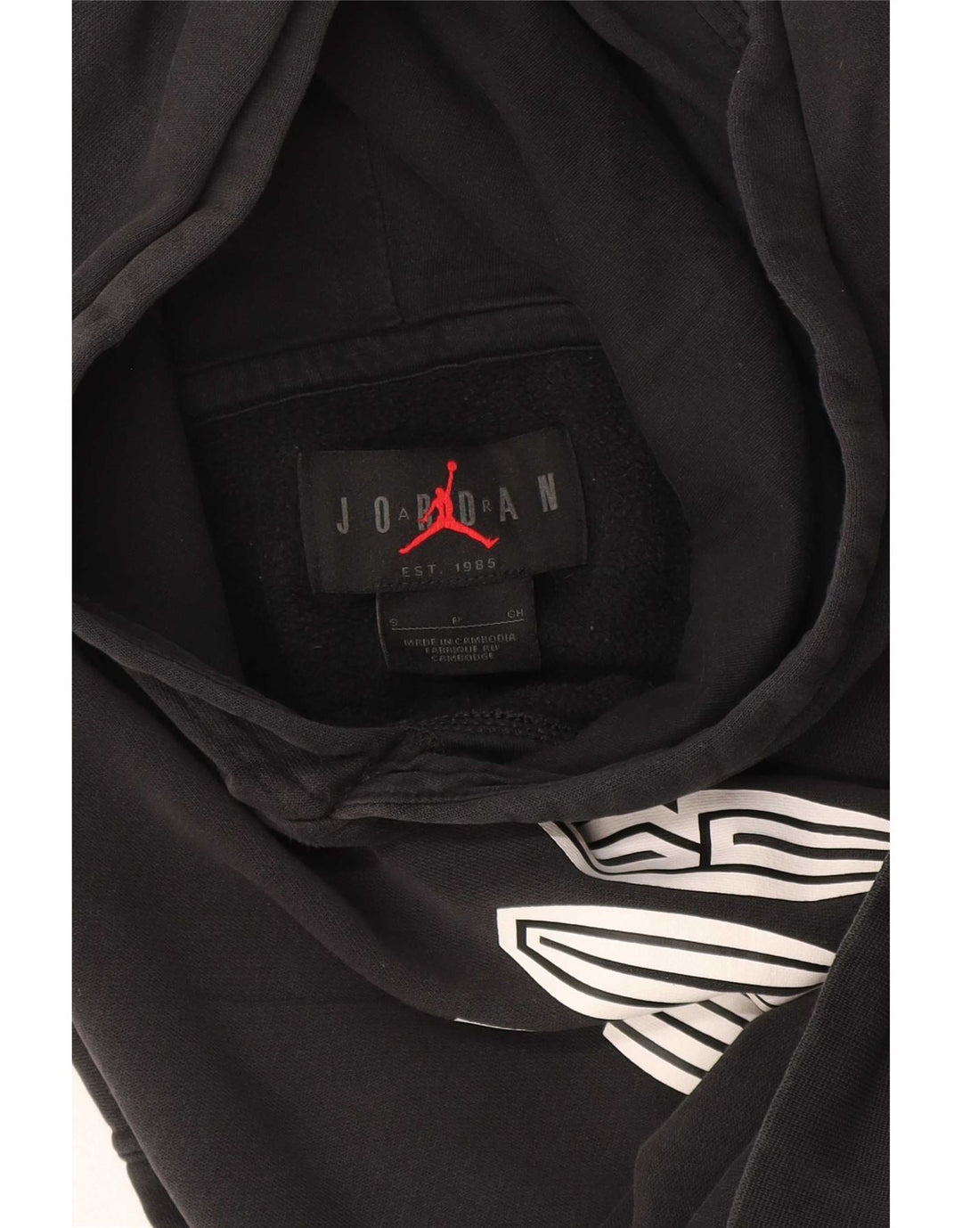 Jordan - Sudadera con capucha para hombre, talla pequeña, color negro