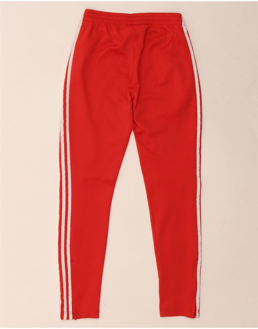 ADIDAS Pantalones de chándal para mujer Reino Unido 8 Pequeño Algodón rojo