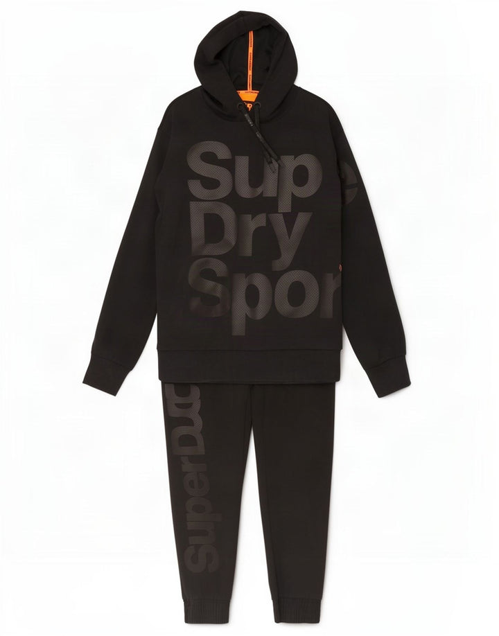 Chándal Superdry Graphic Full para hombre de algodón negro grande