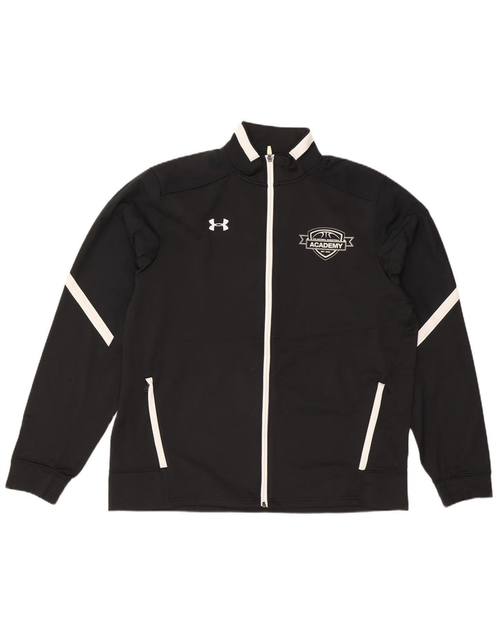 Under Armour Chaqueta de chándal para hombre XL Poliéster color block negro