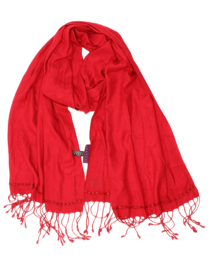 Bufanda Rectangular para Mujer Debut Talla Única Rojo Viscosa