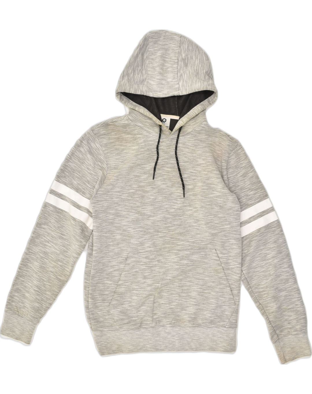 JACK & JONES Mens Hoodie Jumper Medium Grey Polyester | Vintage Jack & Jones | Thrift | Second-Hand Jack & Jones | Used Clothing | Messina Hembry 