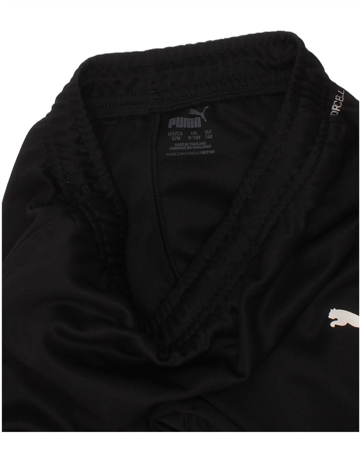 Puma Pantalones de chándal para niño Joggers 9-10 años Negro Poliéster