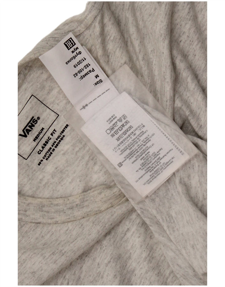 Camiseta Vans Classic Fit de algodón moteado en gris medio