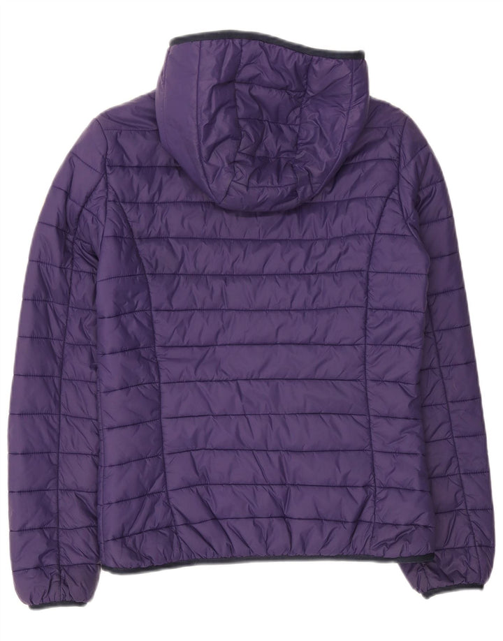 North Sails Chaqueta acolchada con capucha para mujer UK 44 Medium Púrpura Nylon