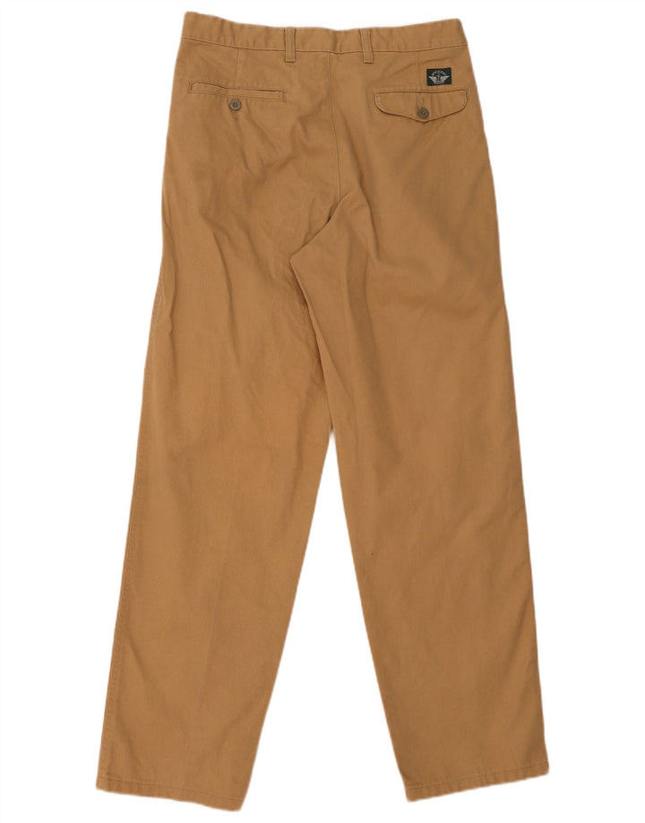 Dockers Pantalón chino con pinzas para hombre W32 L31 Marrón