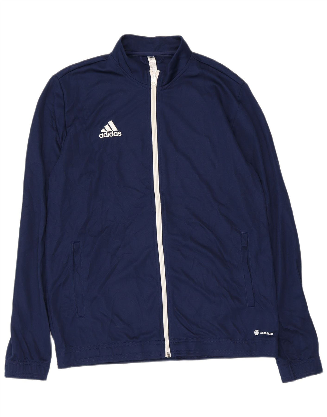 Adidas Hombre Aeroready Chándal Top Chaqueta Grande Azul Marino Poliéster