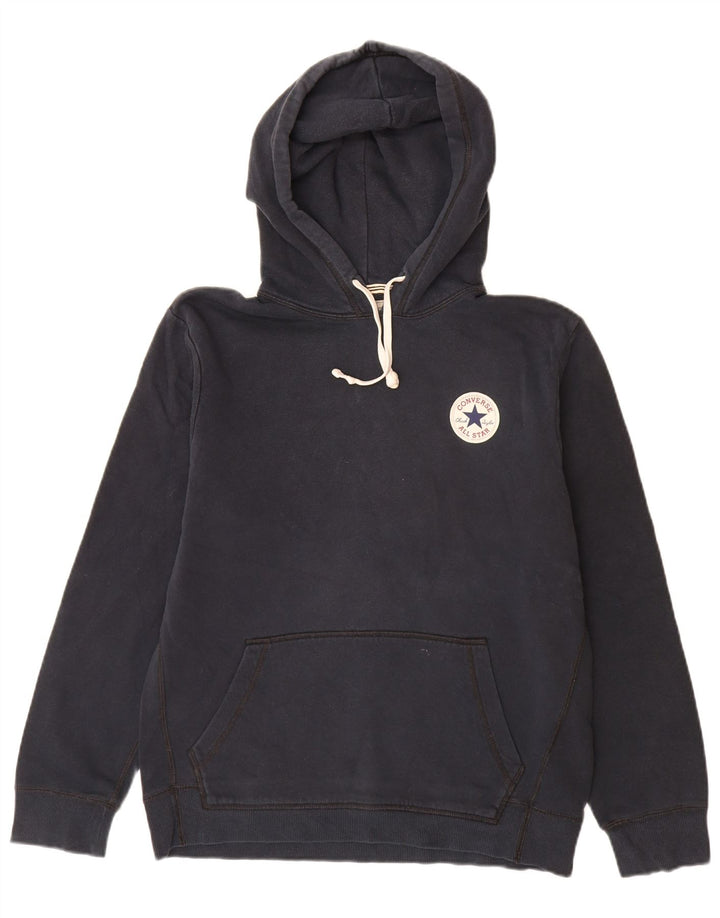 Converse Hombre Sudadera con capucha Jumper Small Azul Marino Algodón