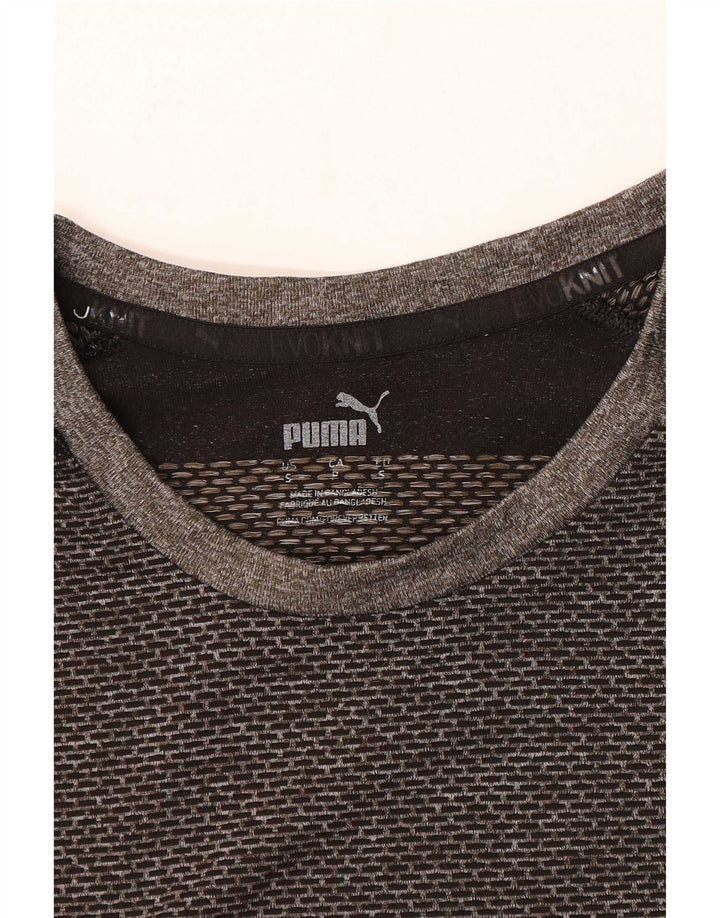 Camiseta Puma Hombre Top Small Gris Colorblock