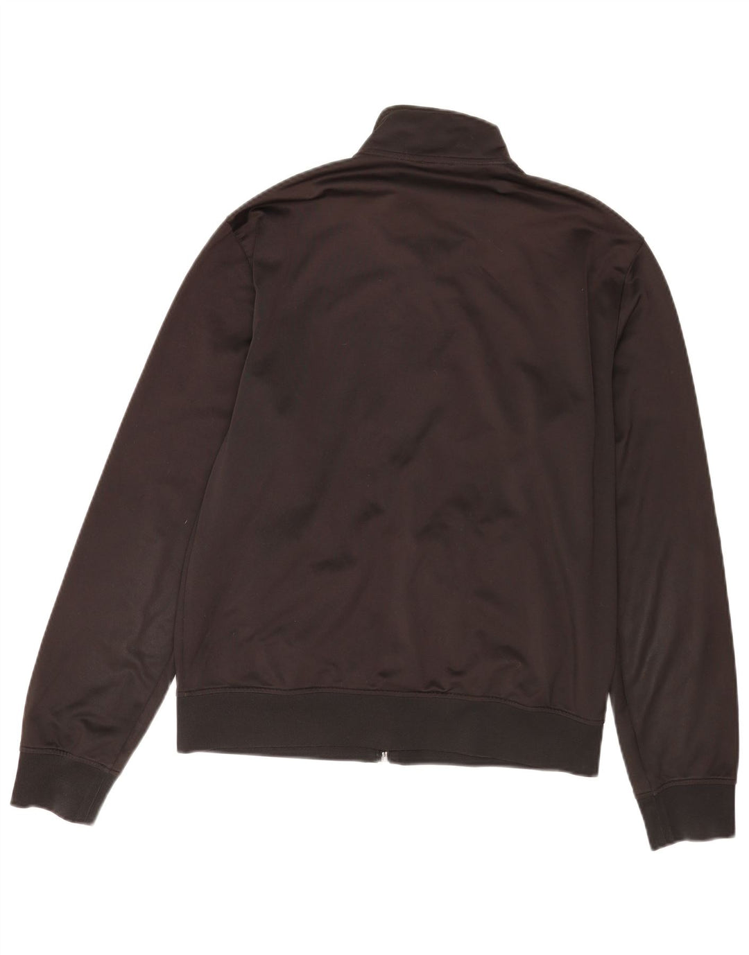 Emporio Armani Hombres Gráfico Chándal Top Chaqueta Grande Poliéster Negro