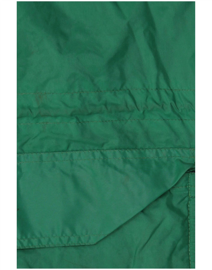 K-Way Chaqueta impermeable con capucha para hombre UK 42 XL Poliamida verde