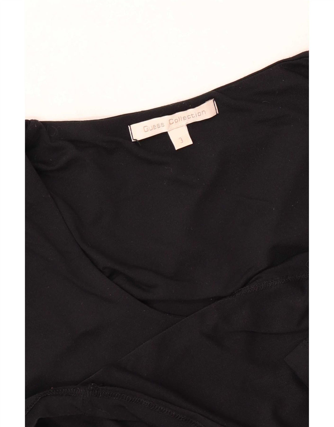 Guess Mujer Top Manga 3/4 Talla 3 XS Negro