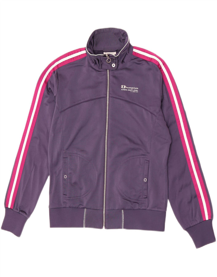 Champion Heritage Fit - Chaqueta de chándal para mujer, talla 40, color morado mediano