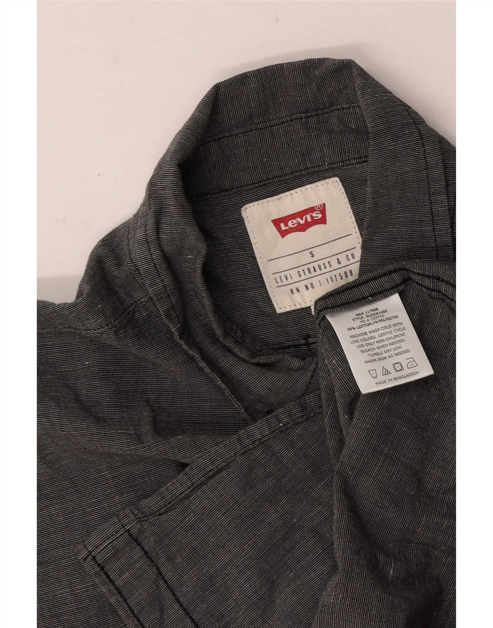 Camisa de manga corta para hombre Levi's Algodón moteado gris pequeño